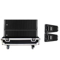 Dual Flight-Road Case for 2 RCF HDL 20-A Line Array Speakers W-Wheels
