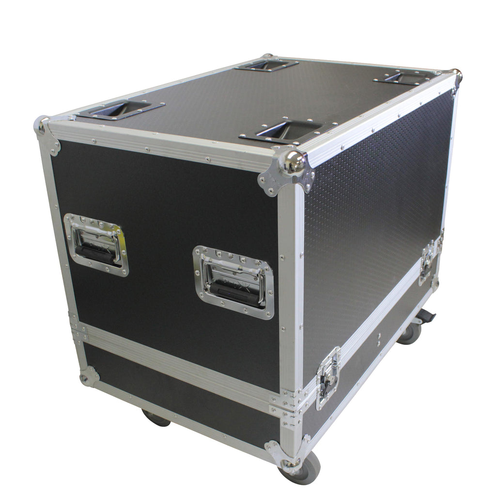 Line Array Flight Case for 4 RCF HDL6-A HDL26-A Speakers W/Wheels