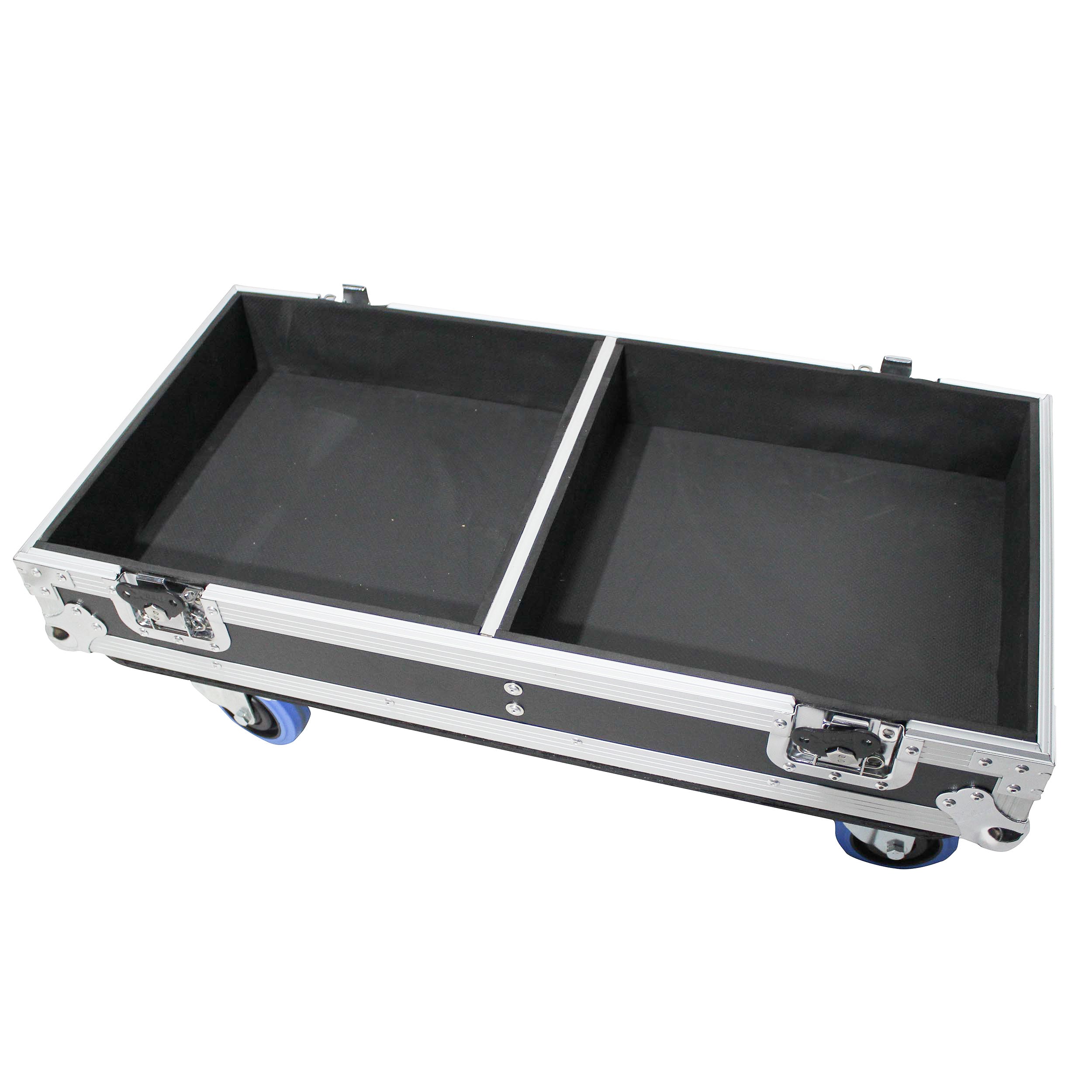 Stage Monitor Flight Case for 2 RCF NX 15-SMA W-4 Inch Casters