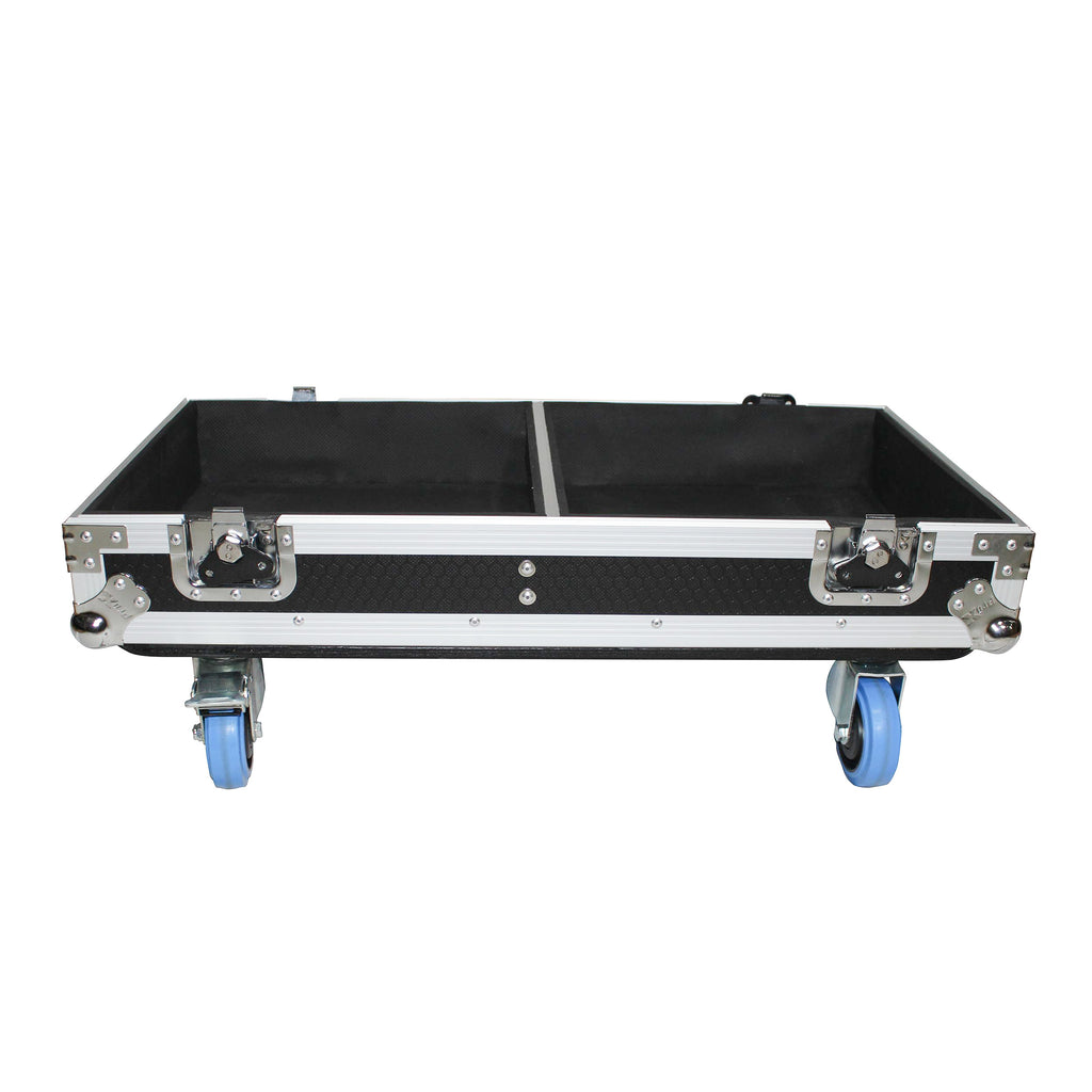 Stage Monitor Flight Case for 2 RCF NX 15-SMA W-4 Inch Casters