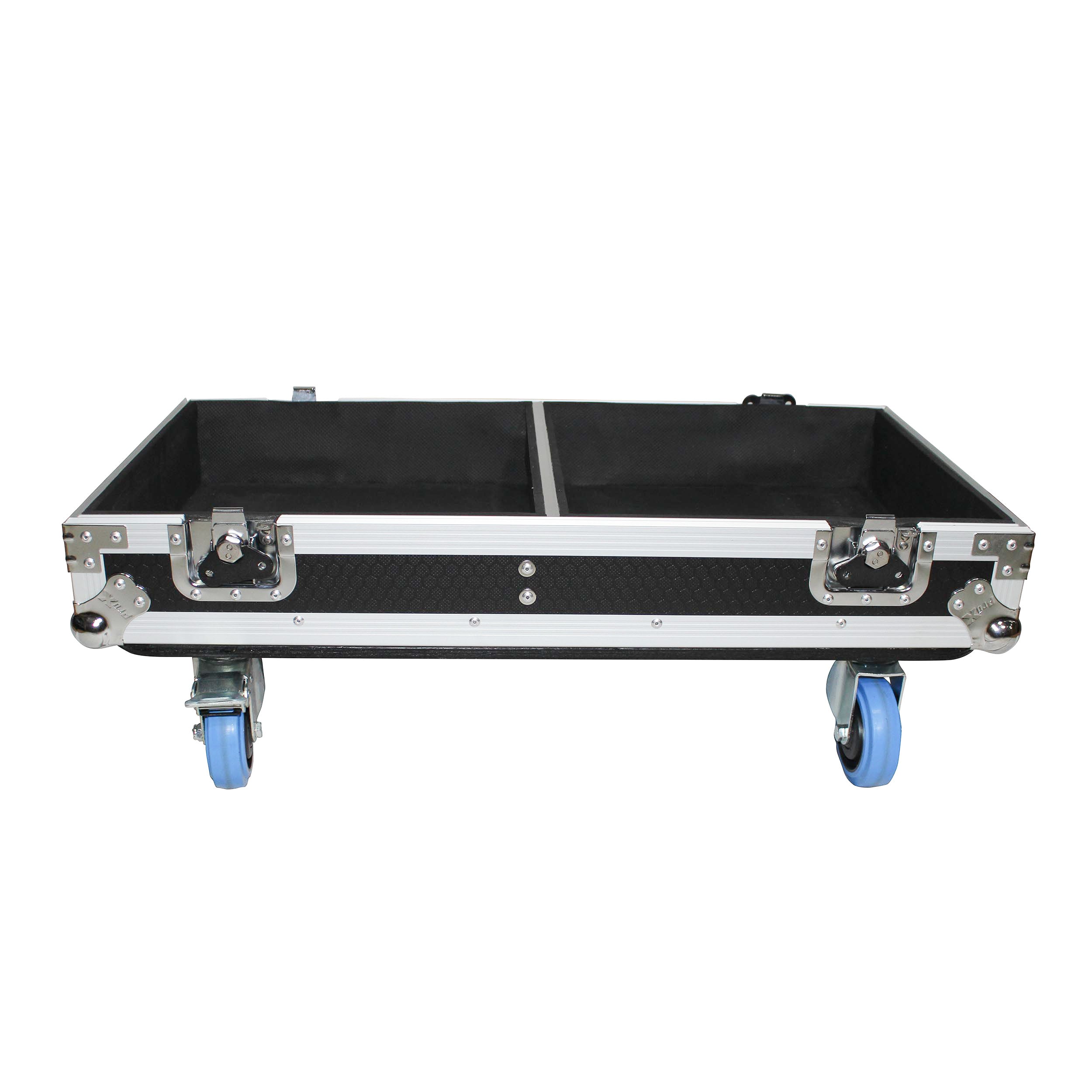 Stage Monitor Flight Case for 2 RCF NX 15-SMA W-4 Inch Casters