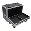 Fits 2x RCF TTL6-A Three-Way Line Array Module Flight Case with 4 inch Wheels