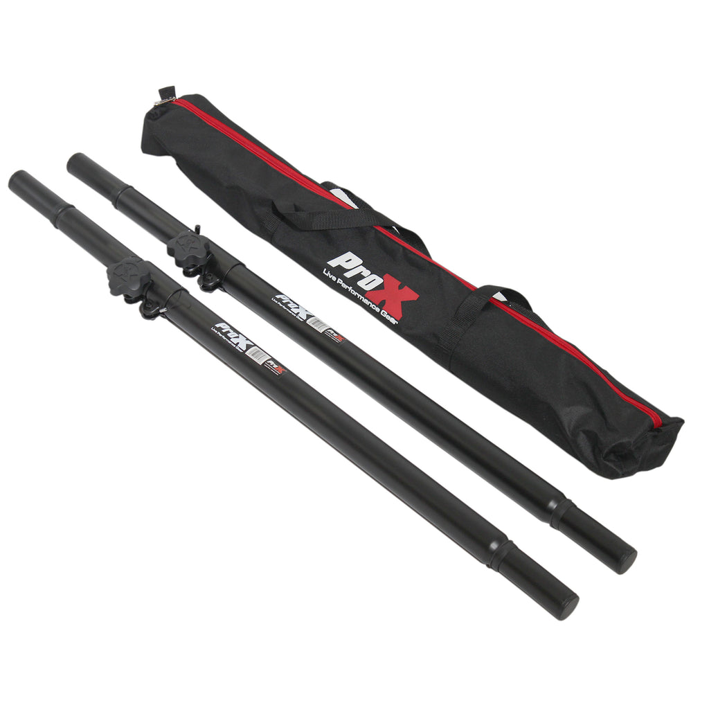 Set of 2 | Speaker Pole Mounts Adjustable 32"- 63" | With Bag