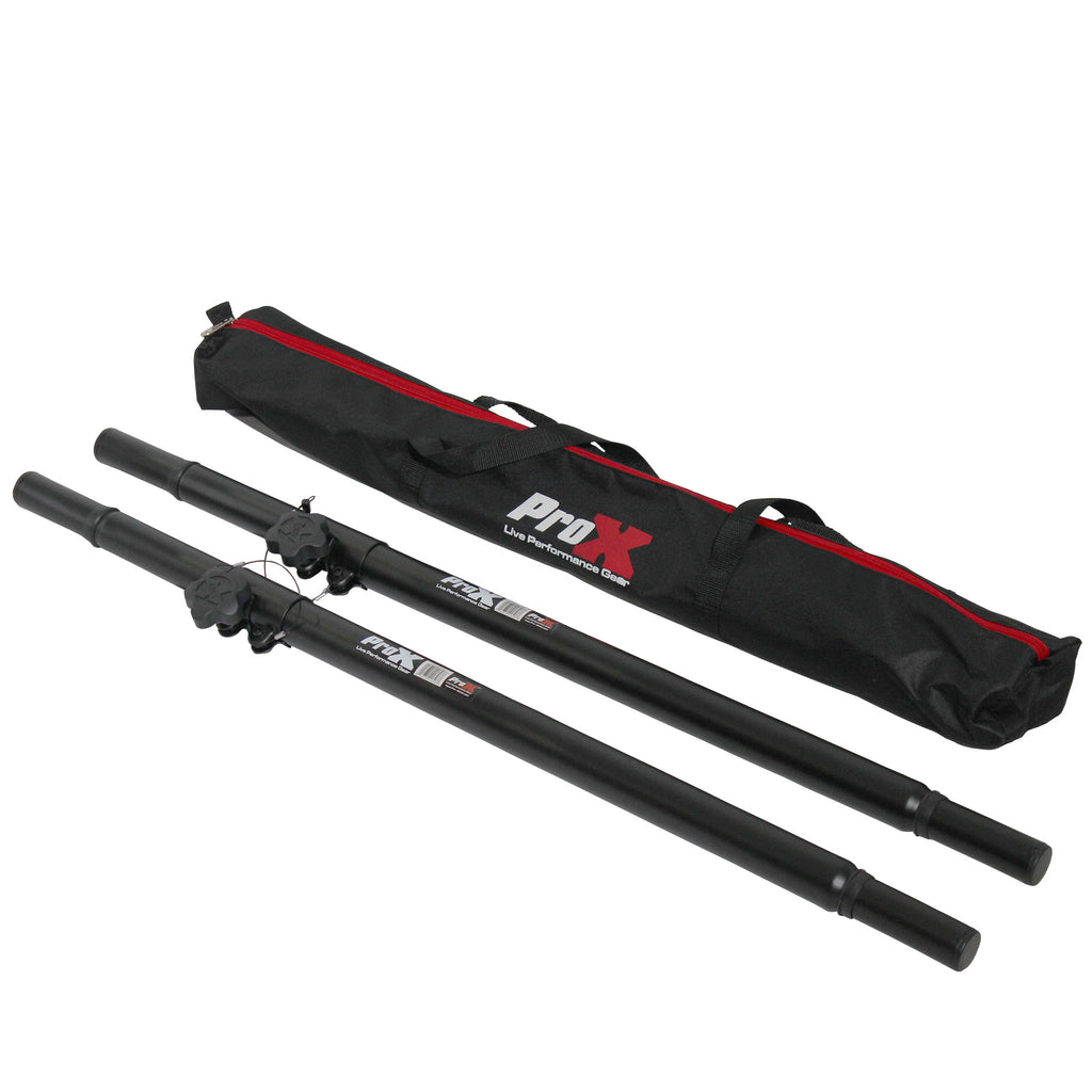 Set of 2 | Speaker Pole Mounts Adjustable 32"- 63" | With Bag