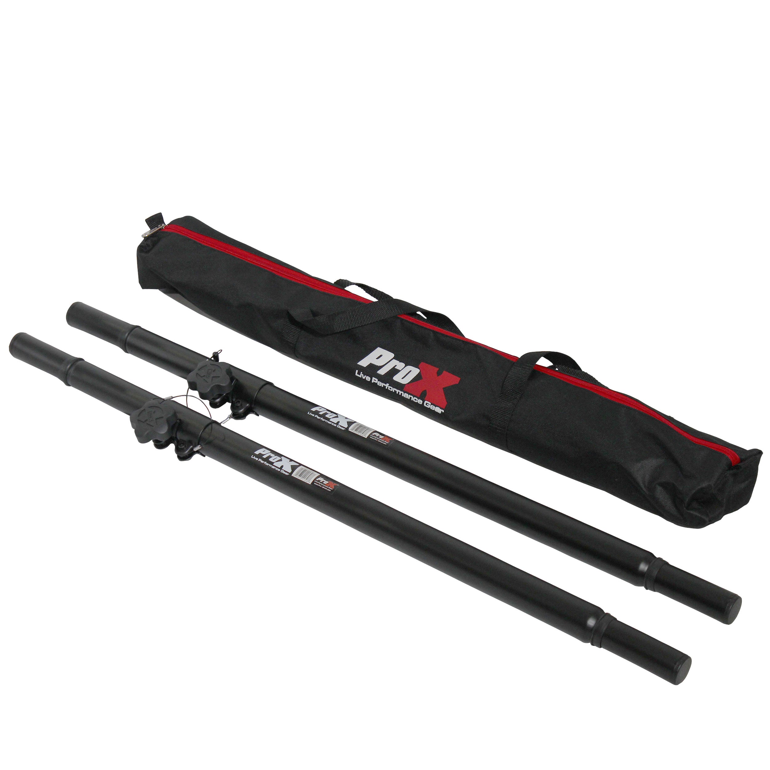 Set of 2 | Speaker Pole Mounts Adjustable 32"- 63" | With Bag