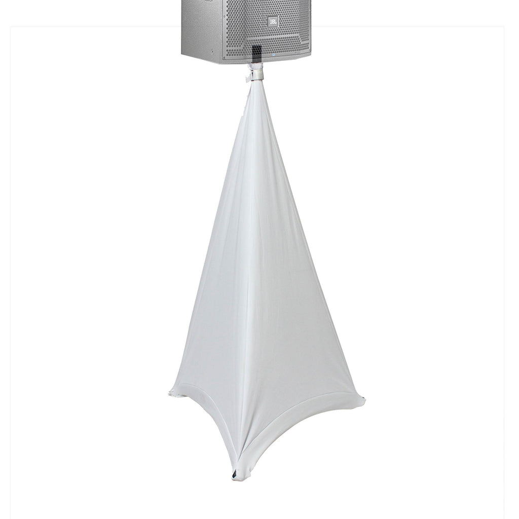 Lycra Cover Scrim for Speaker Tripod or Lighting Stand  3 Sided - White