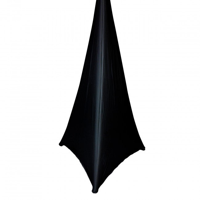2 Pack Lycra Cover Scrim for Speaker Tripod or Lighting Stand  2 Sided - Black