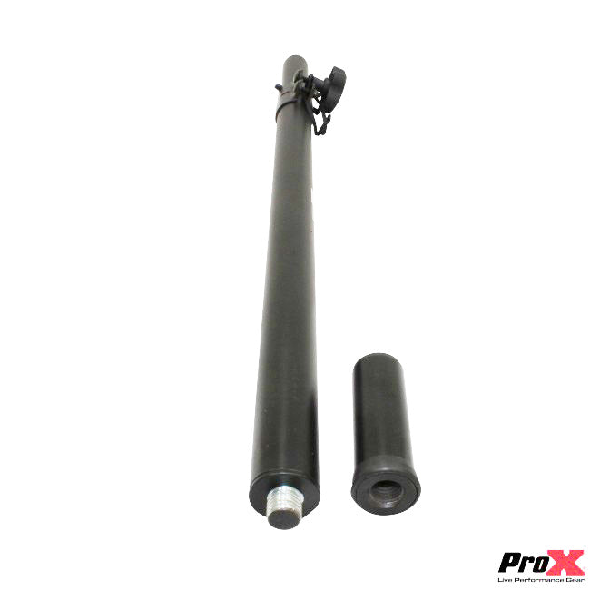 Set of 2 Deluxe 20 inch Speaker Subwoofer Pole M20 Threaded Mount 1 3/8 In. Adapter Cap