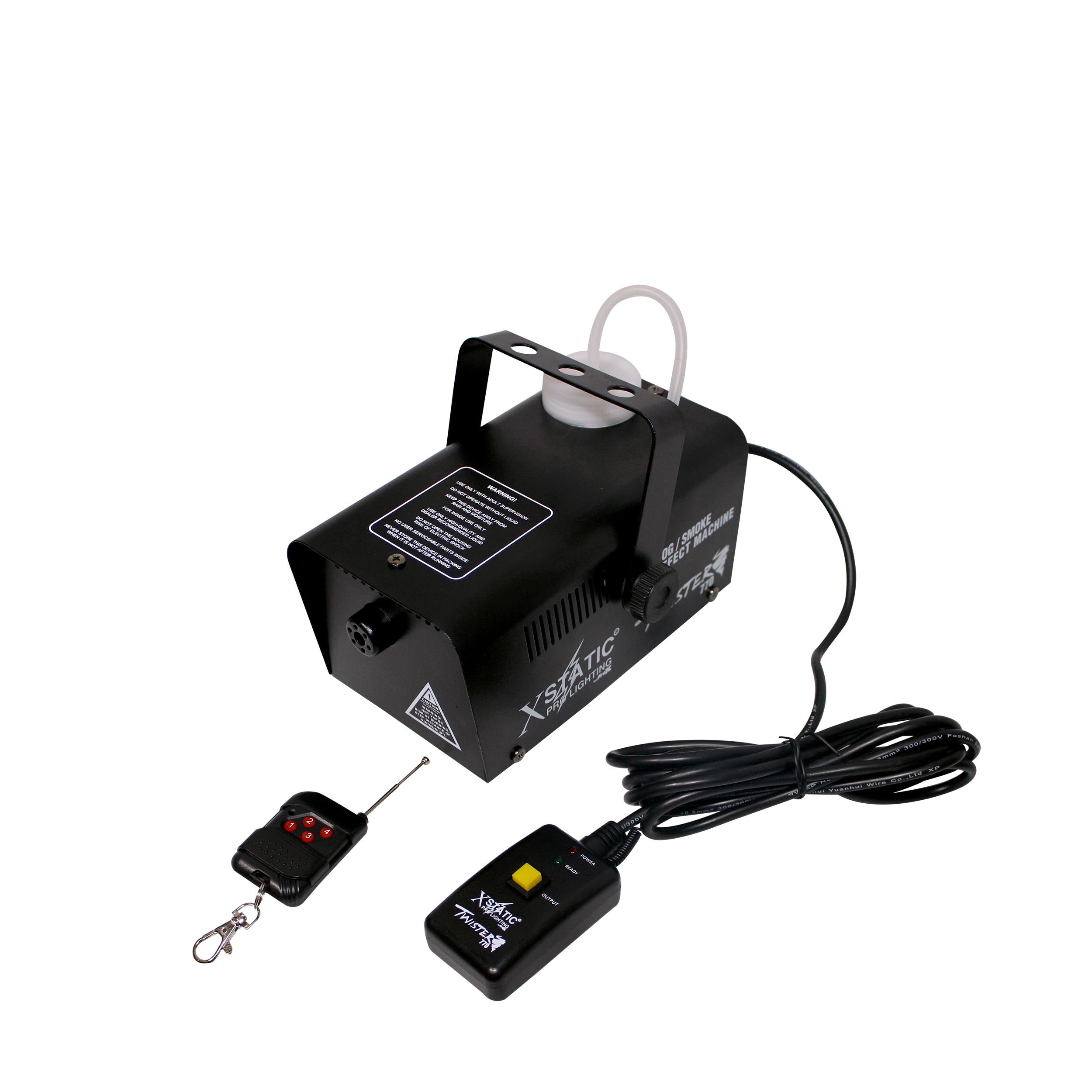 TWISTER 770 Watts Water-based Fog Machine w/ Wireless RF remote