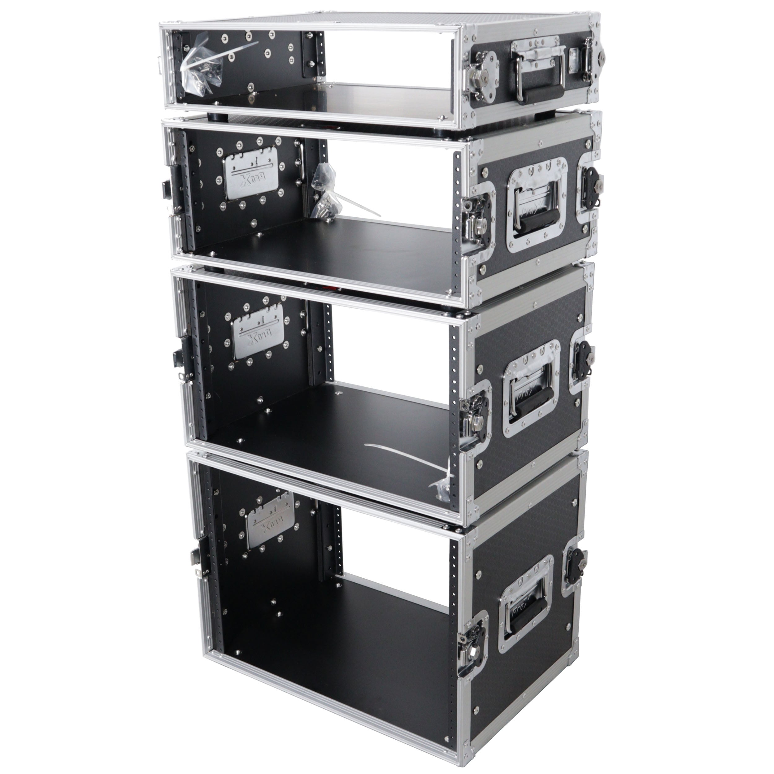 6U Deluxe 14" Deep 19" Width Amp Effects Rack Flight Hard Case