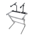 Professional Keyboard Add-on for Portable Z-Stand 2nd tier with Adjustable Stacking
