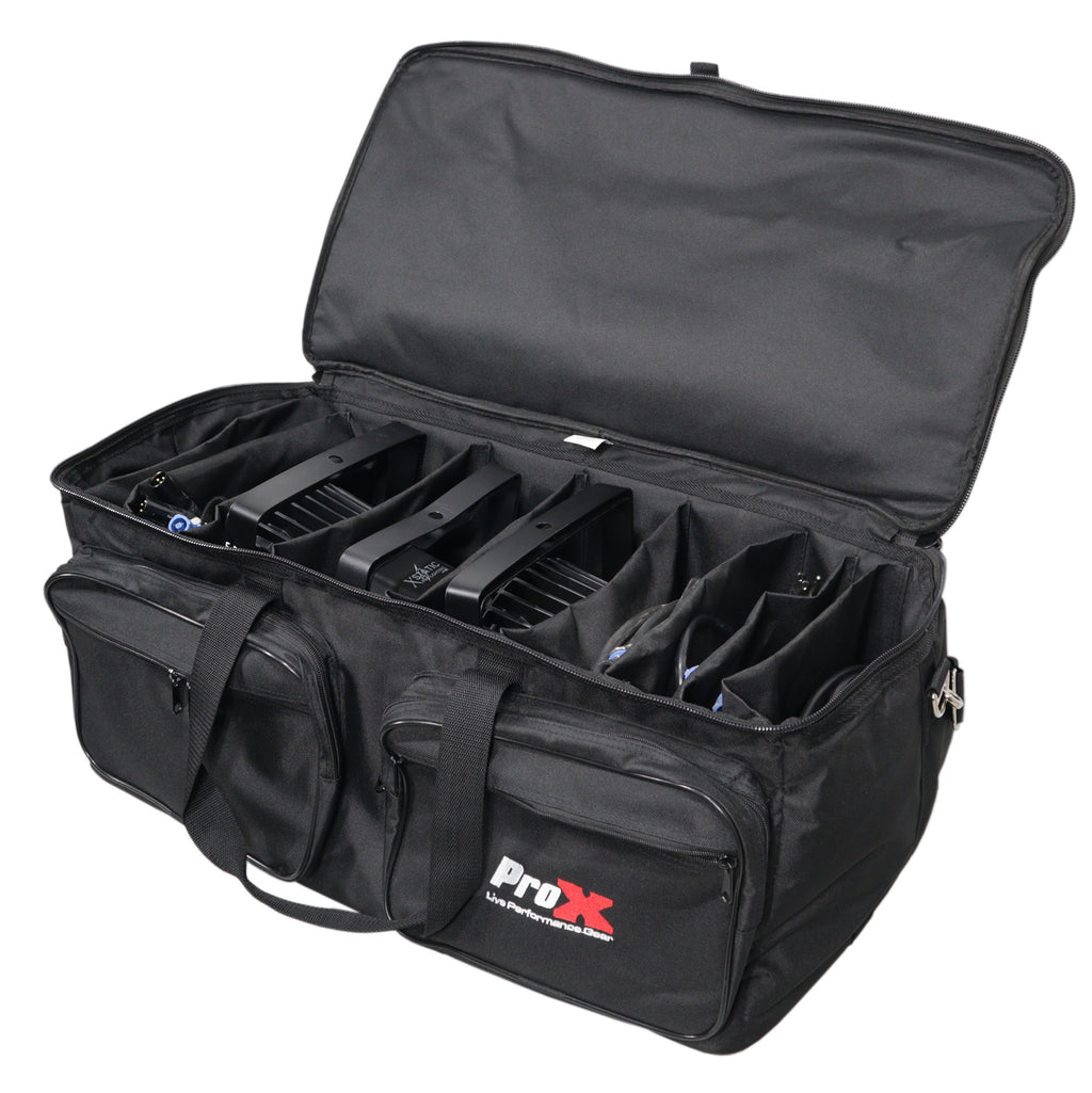 4PCS MANO™ Large Utility Carry Bag w/ Organizing dividers For Cables, LED Lighting, and More