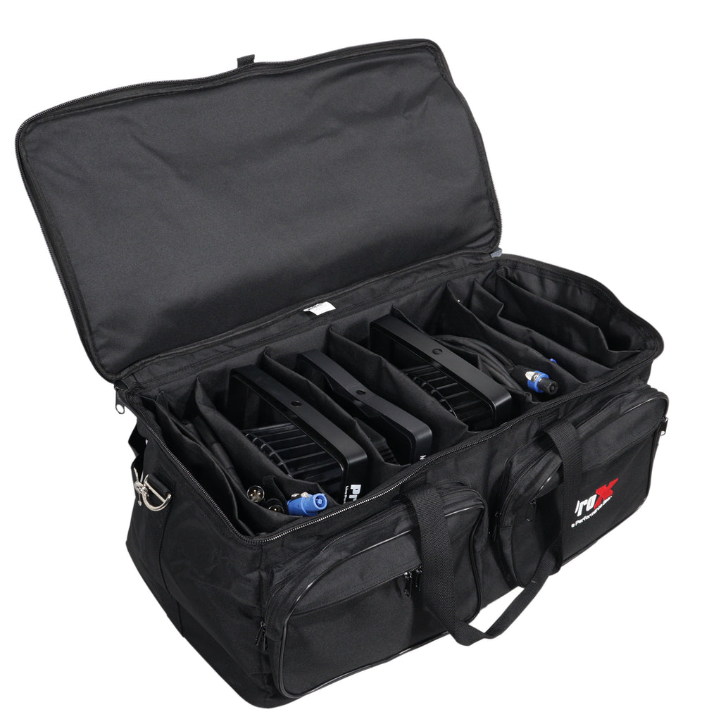 MANO™ Large Utility Carry Bag w/ Organizing dividers For Cables, LED Lighting, and More