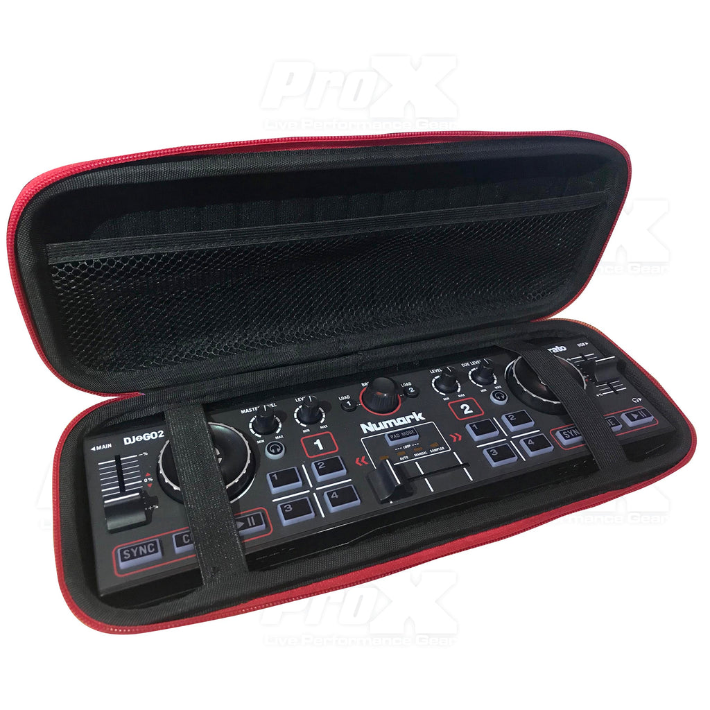 ZeroG Ultra Lightweight Hard Shell DJ Controller for fits Numark DJ2GO2 and Wireless Mic - Nano Size
