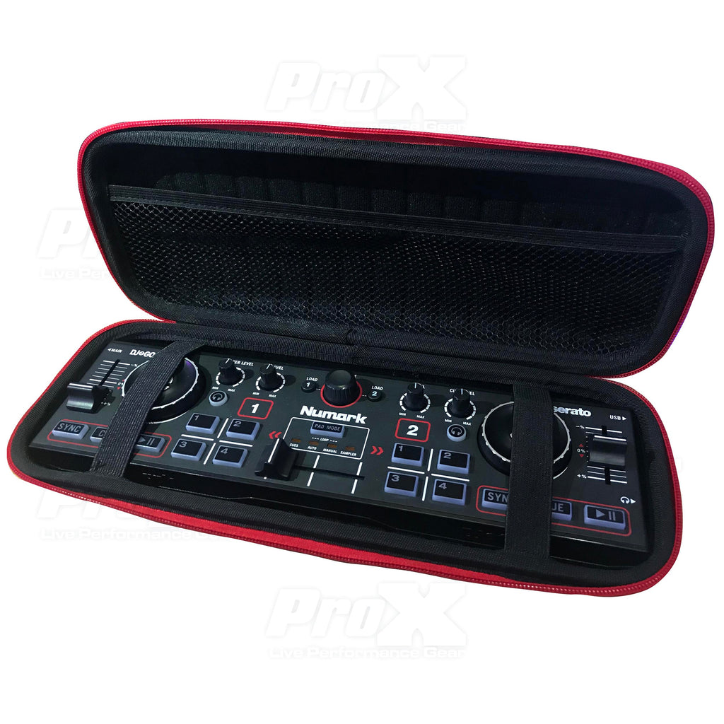 ZeroG Ultra Lightweight Hard Shell DJ Controller for fits Numark DJ2GO2 and Wireless Mic - Nano Size