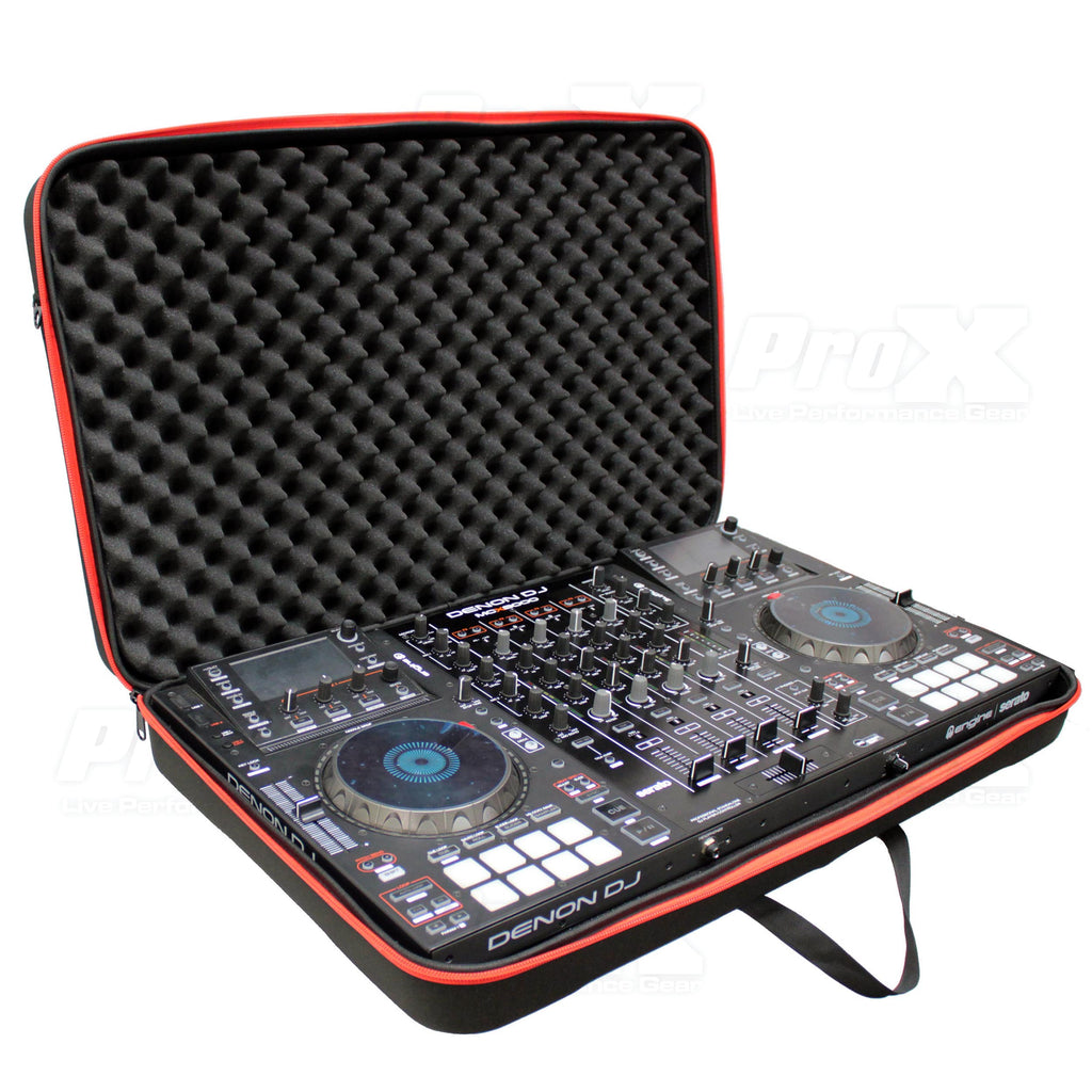 ZeroG Ultra Lightweight Hard Shell DJ Controller Shoulder Strap Bag for Pioneer DDJ FLX10 REV5 REV7 RANE ONE DDJ-GRV6 - Large