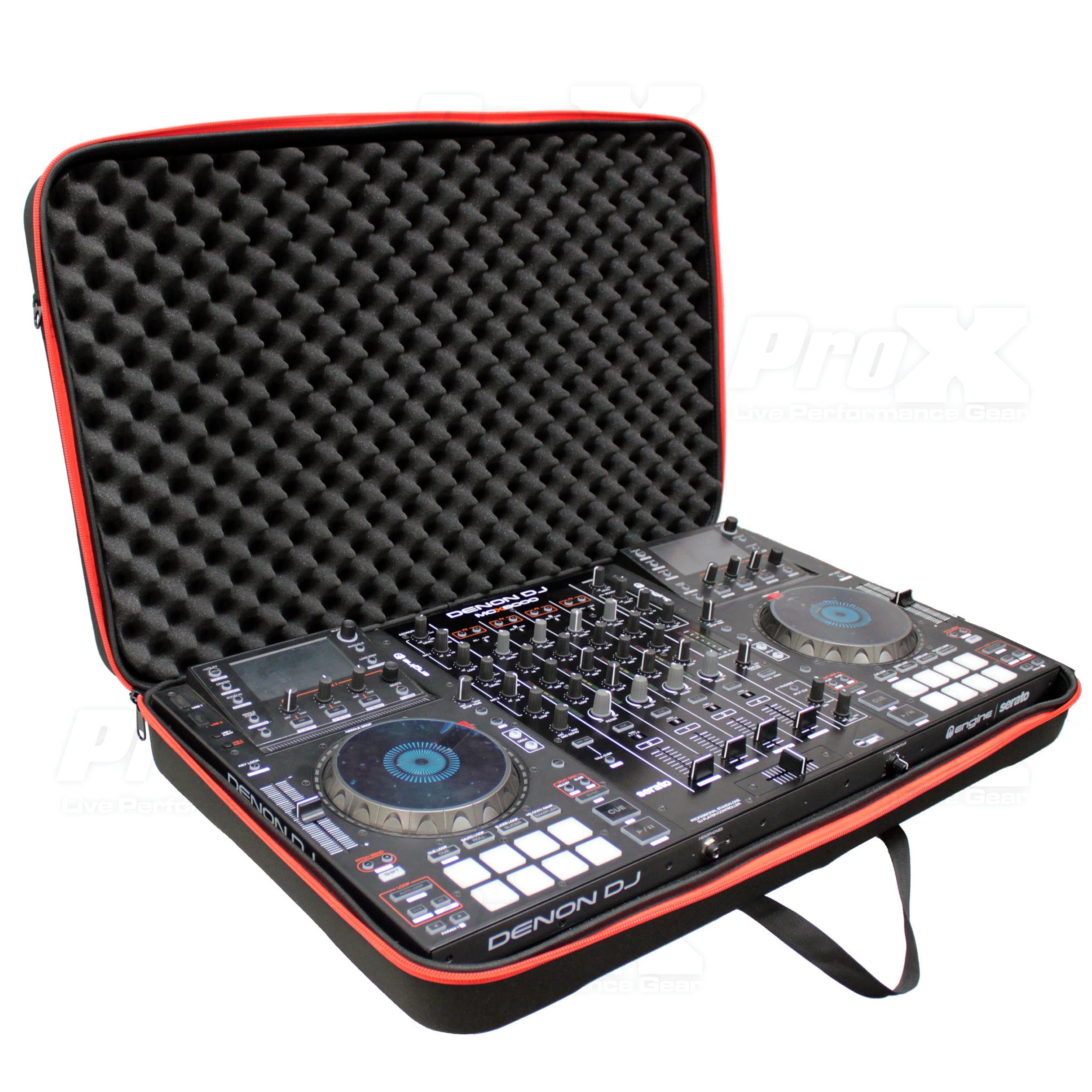 ZeroG Ultra Lightweight Hard Shell DJ Controller Shoulder Strap Bag for Pioneer DDJ FLX10 REV5 REV7 RANE ONE DDJ-GRV6 - Large