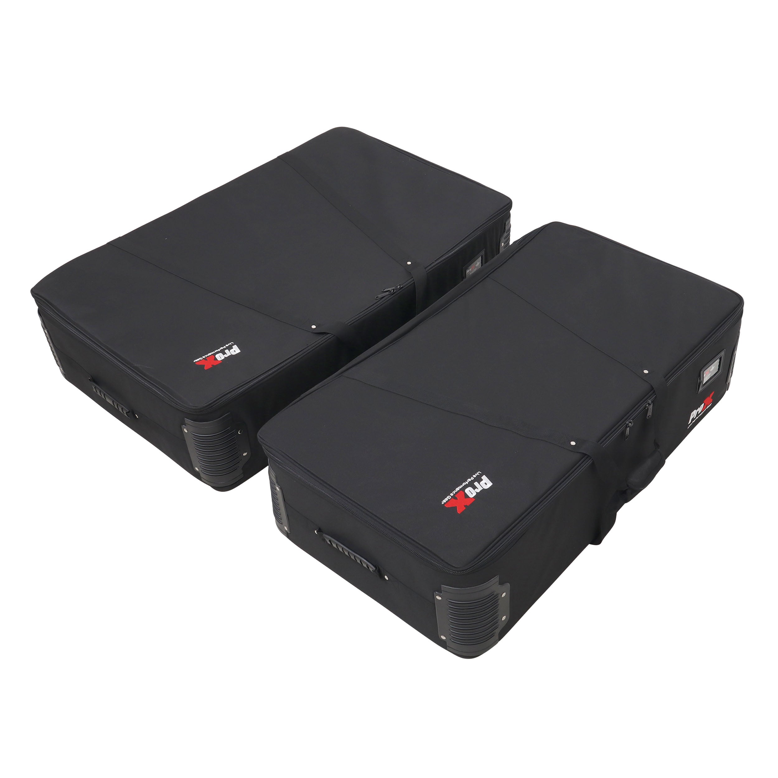 Set of Two Padded Carrying Travel Bags for ProX Control Tower DJ Podium