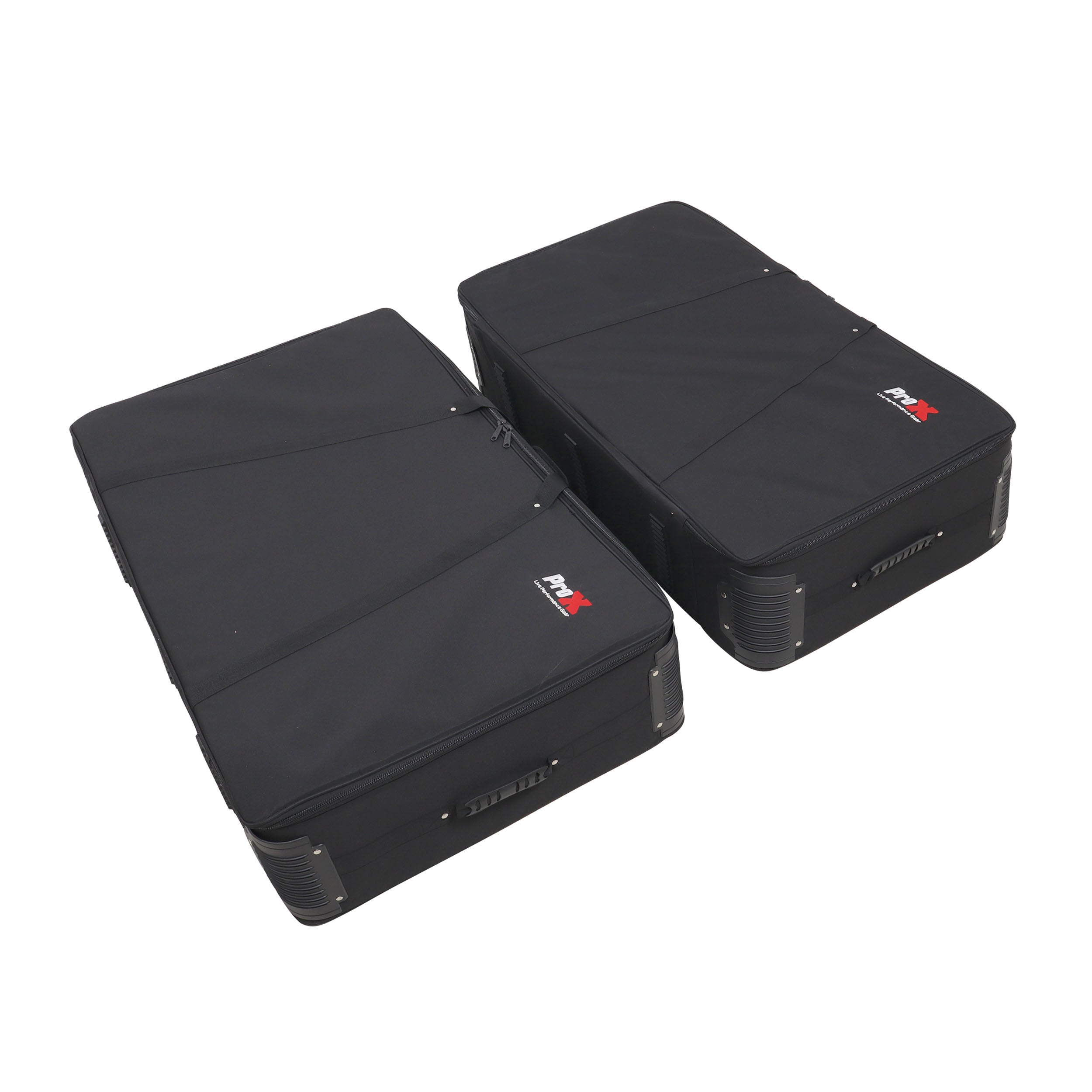 Set of Two Padded Carrying Travel Bags for ProX Control Tower DJ Podium
