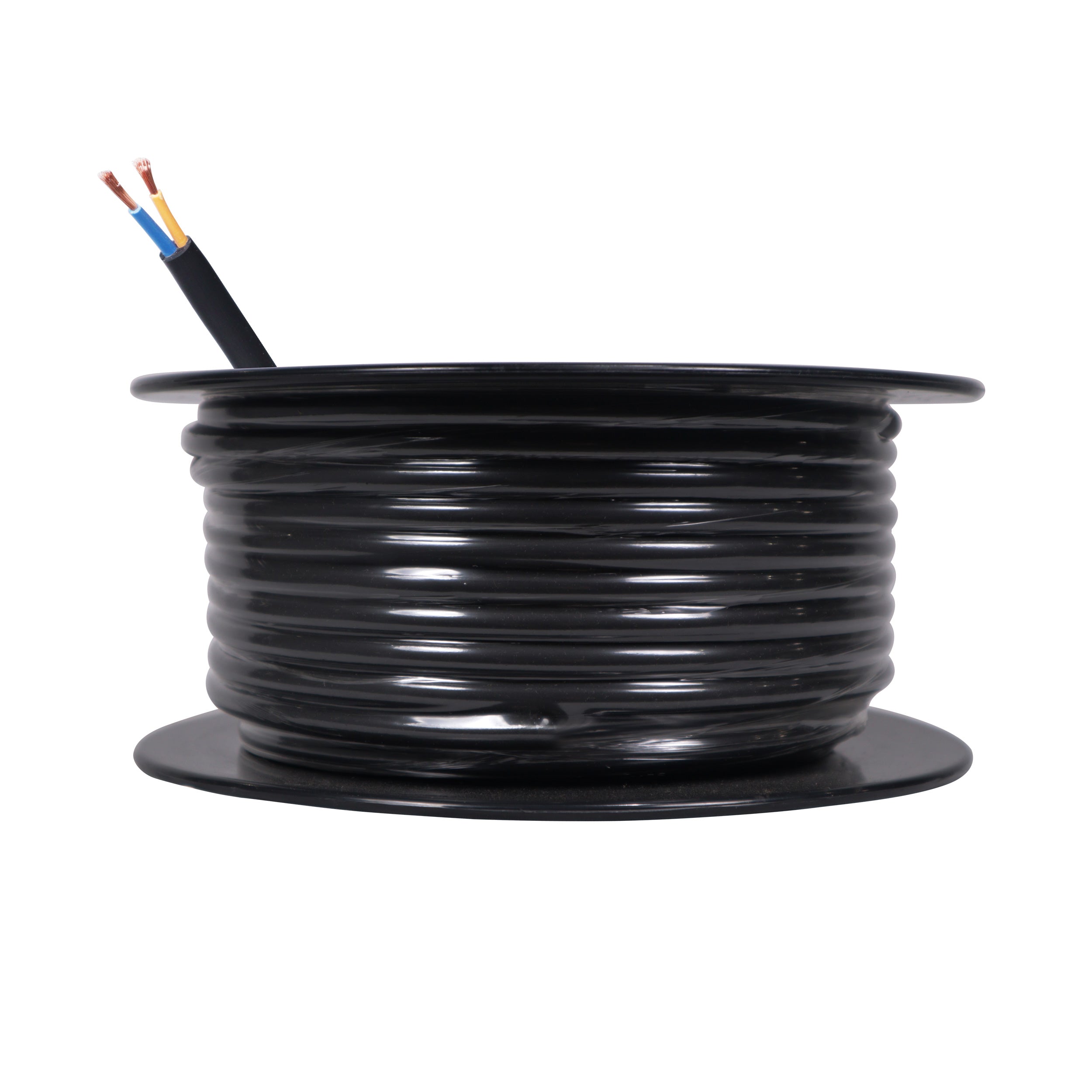 100 Ft. 12 Gauge AWG 2 Conductor Audio Speaker Wire Cable 100 Feet Copper Black Finish