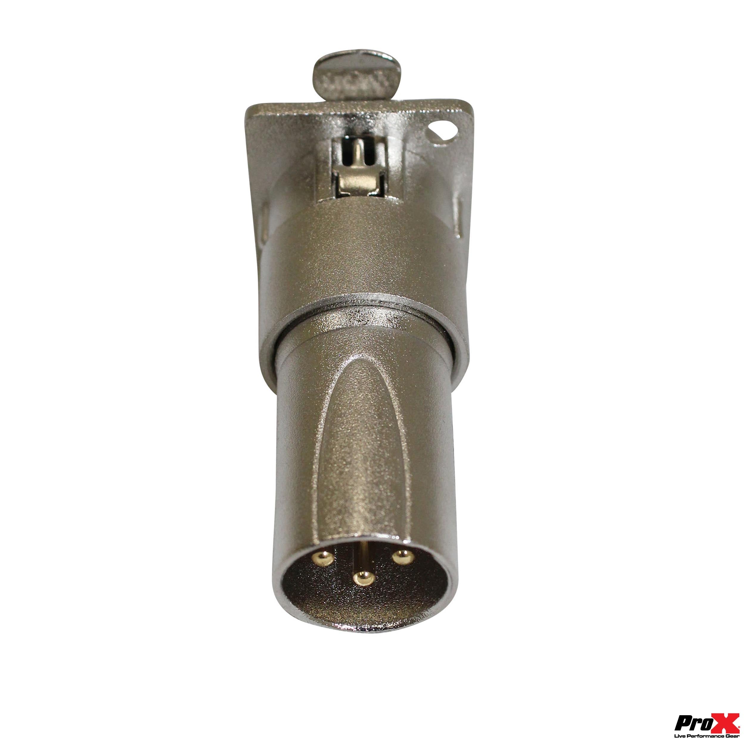 24PCS XLR Female To Male Adapter For Panel Mount