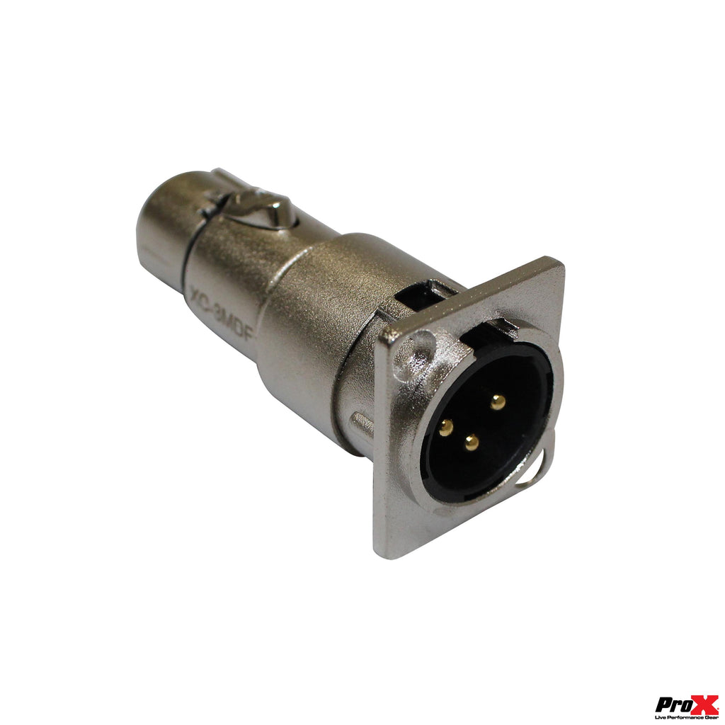 24PCS XLR Male To Female Adapter For Panel Mount