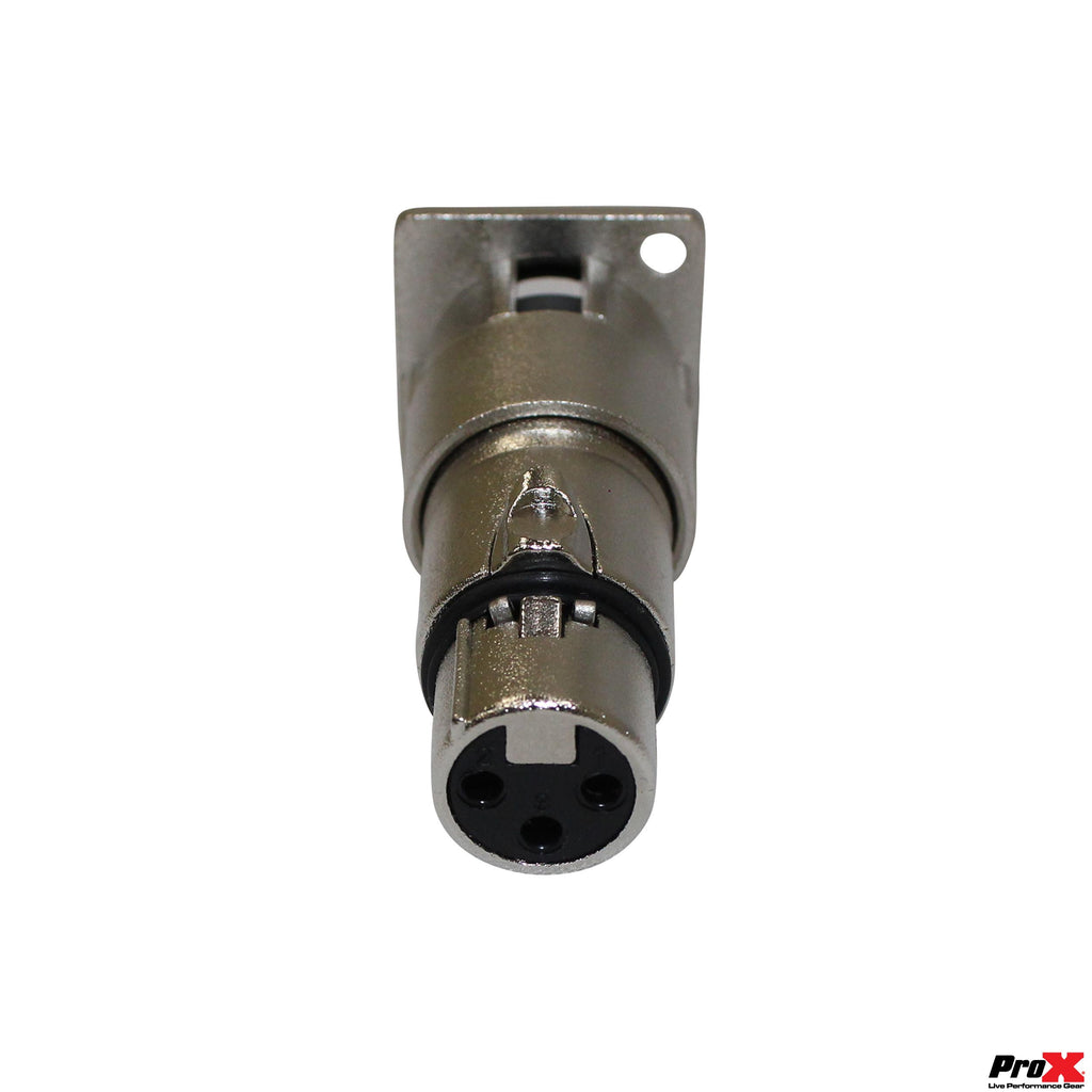 24PCS XLR Male To Female Adapter For Panel Mount