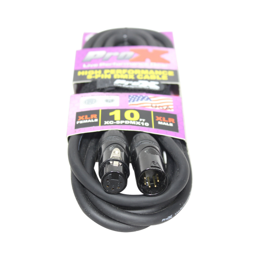 10 Ft. DMX XLR5-M to XLR5-F High Performance Cable