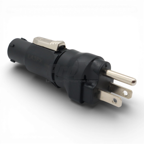 12PCS Edison Nema 515P Male to True1 Female Black locking Connector Power Coupler Adapter