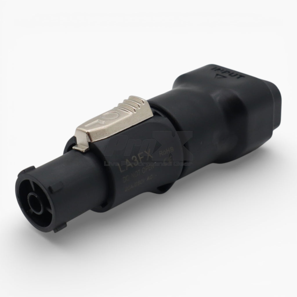 12PCS IEC C14 Female to True1 Female Black locking Connector Power Coupler Adapter