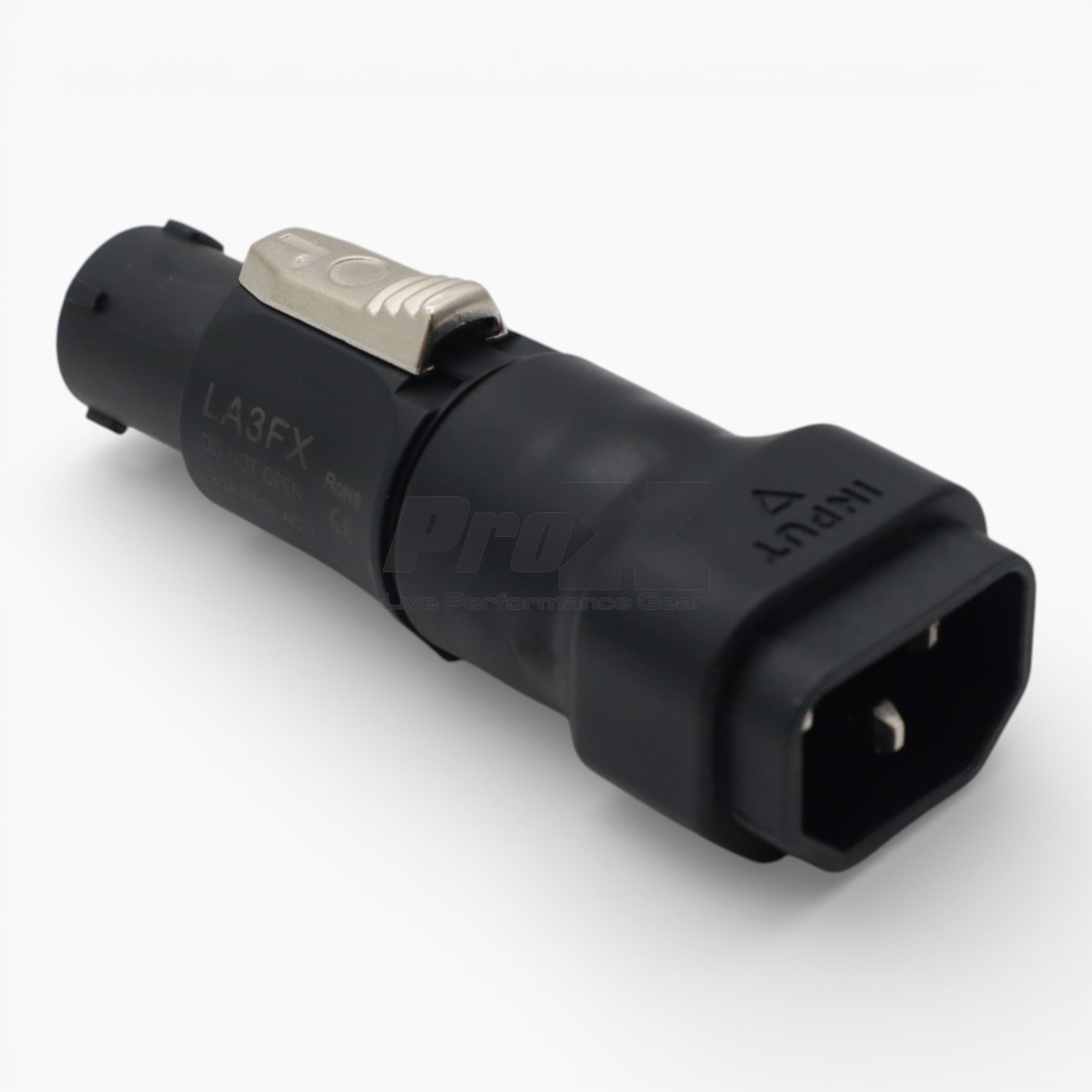 12PCS IEC C14 Female to True1 Female Black locking Connector Power Coupler Adapter