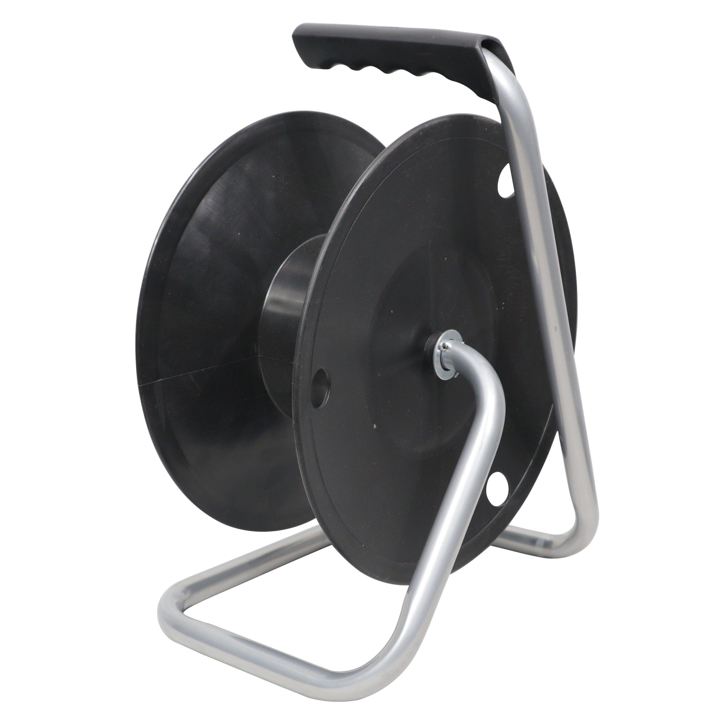 12" Cable Drum with Maintenance free Axle Bearing, Drum Core Diameter 3", Drum Width: 3.5"-5"