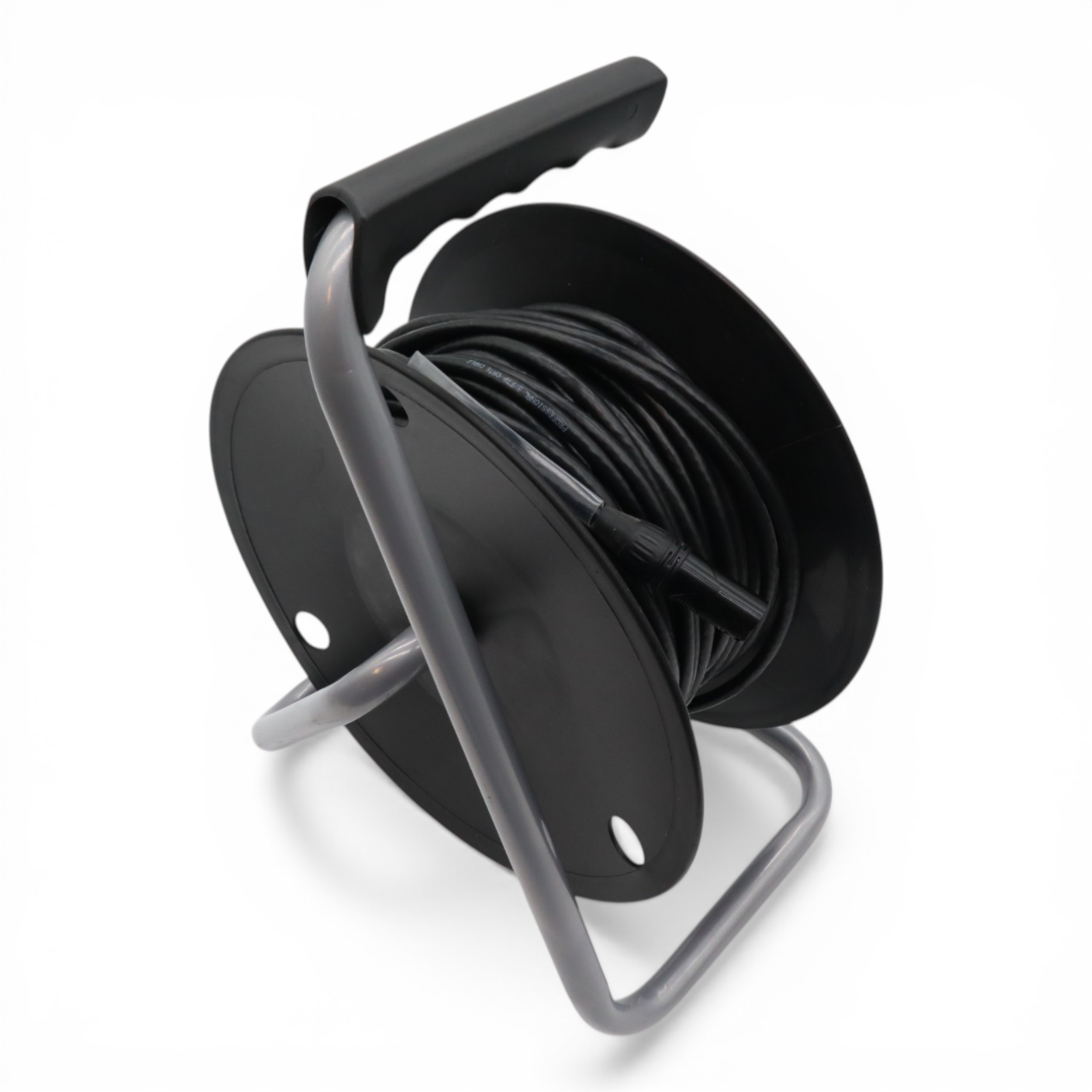 12" Cable Drum with Maintenance free Axle Bearing, Drum Core Diameter 3", Drum Width: 3.5"-5"