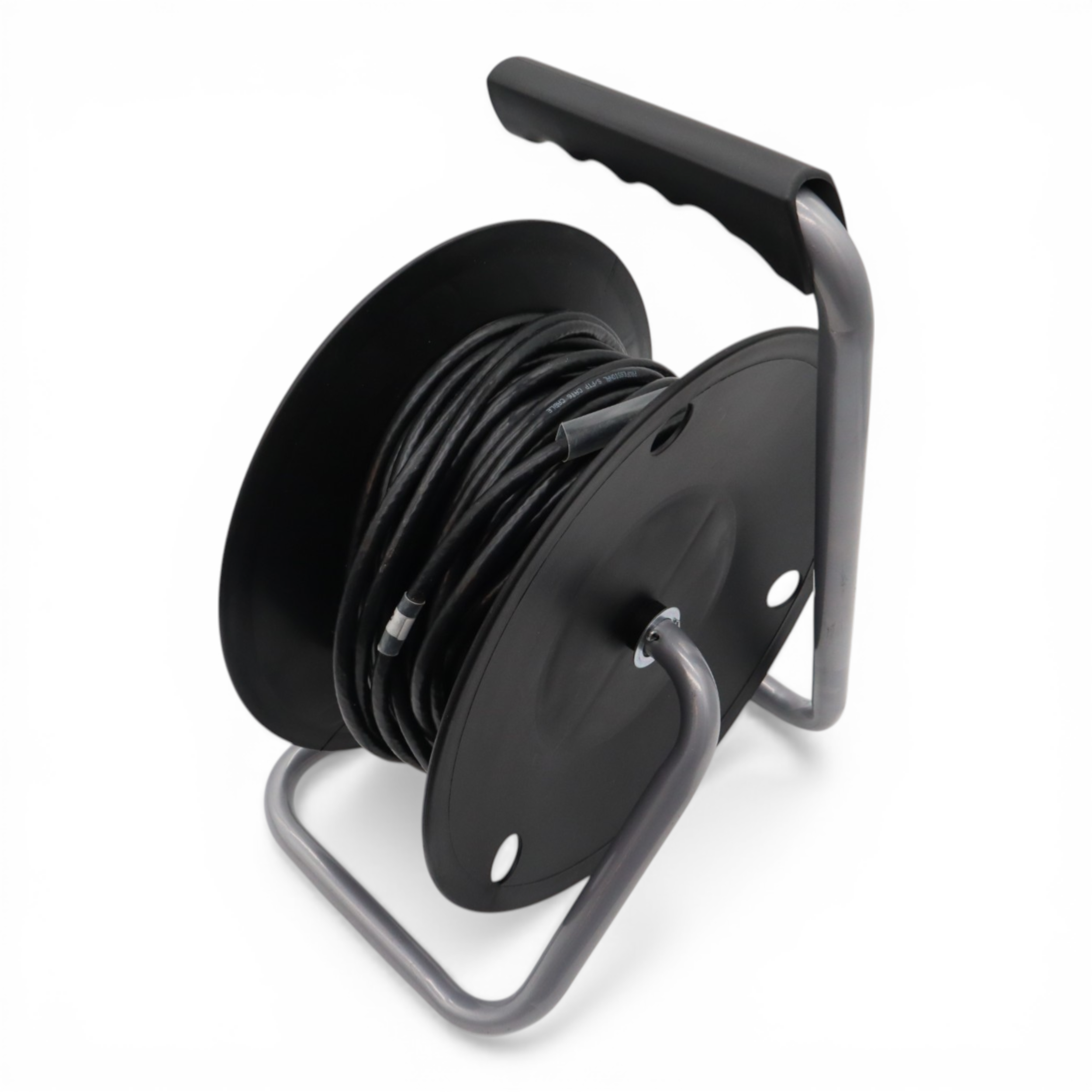 12" Cable Drum with Maintenance free Axle Bearing, Drum Core Diameter 3", Drum Width: 3.5"-5"