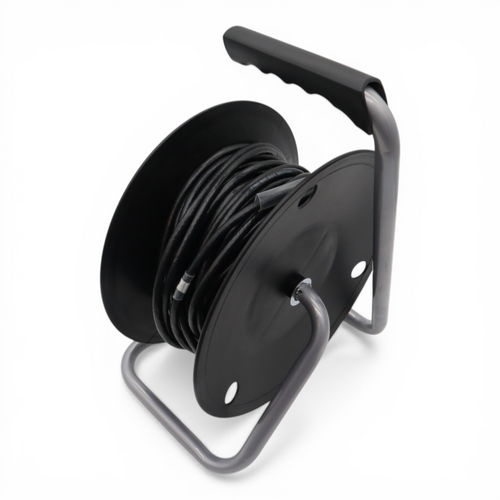 12" Cable Drum with Maintenance free Axle Bearing, Drum Core Diameter 3", Drum Width: 3.5"-5"