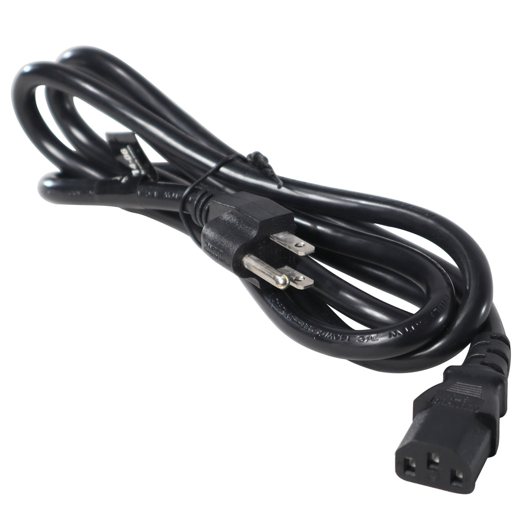 50PCS 6 Ft. Power Cord NEMA 5-15P to NEMA 3-Prong 5-15R 14AWG Shielded Power Cable