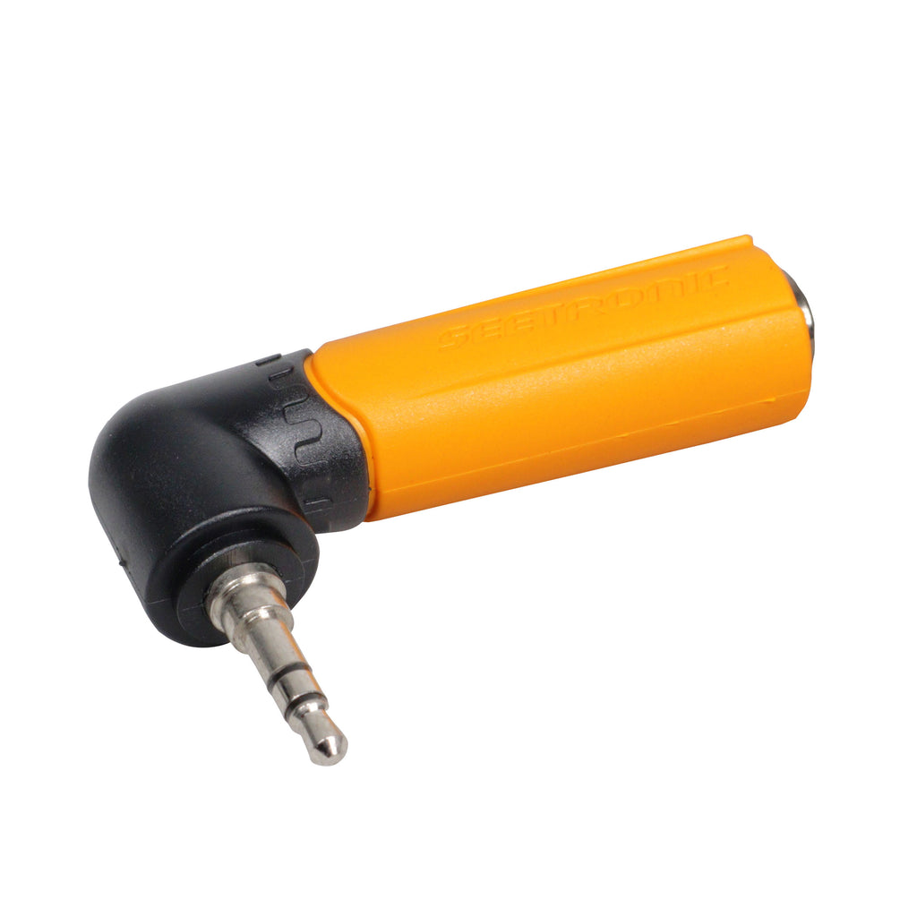 Professional MMJ3-PM-R 1/4" Female to 1/8" Male Stereo Right Angled Adapter