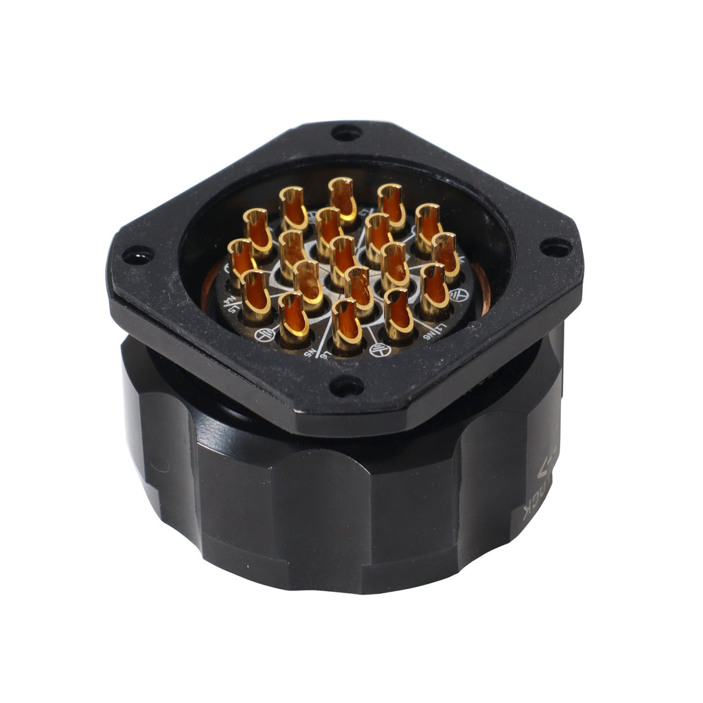 19-Pin Panel Male Connector - Solder Type - Kupo PLS-5219SM