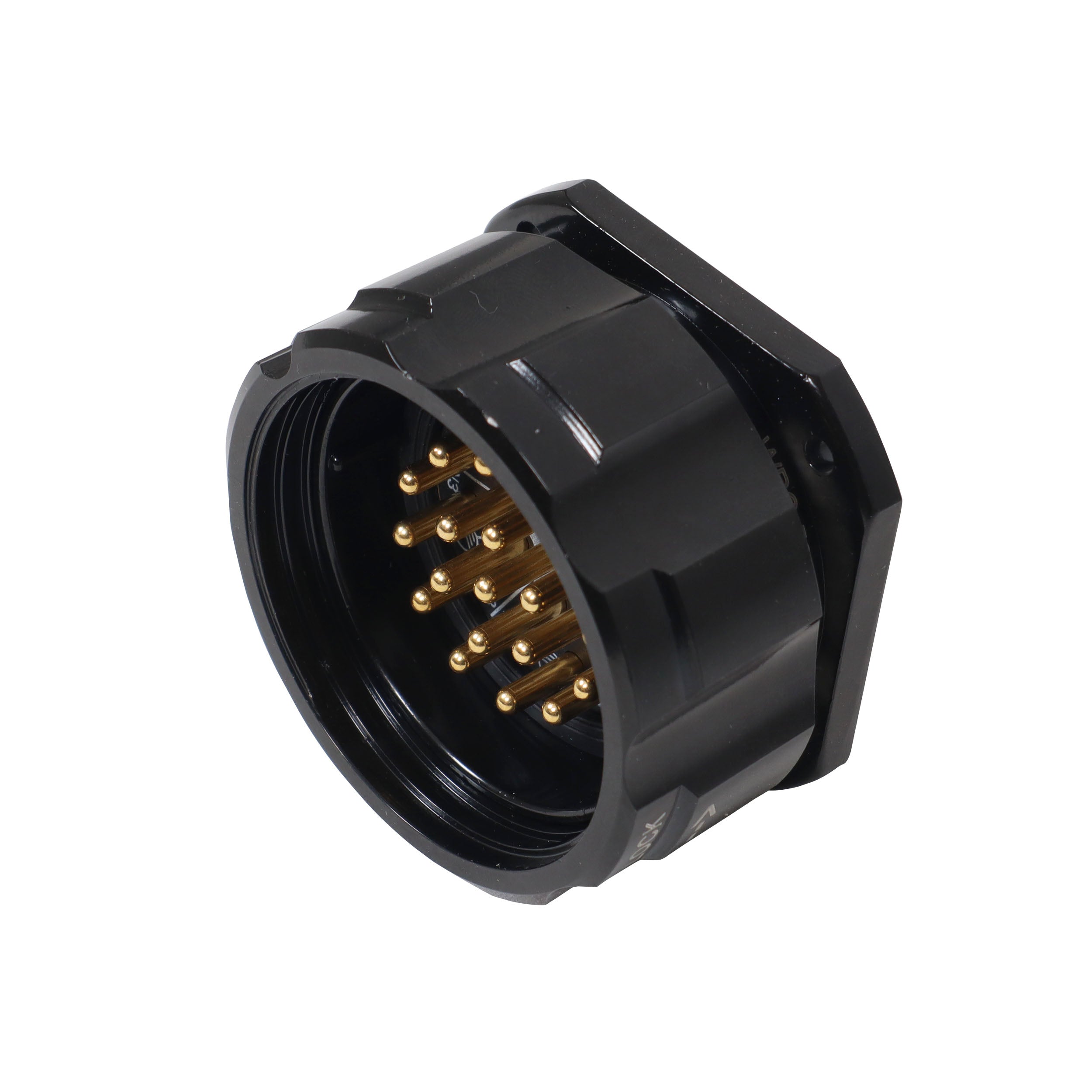 19-Pin Panel Male Connector - Solder Type - Kupo PLS-5219SM