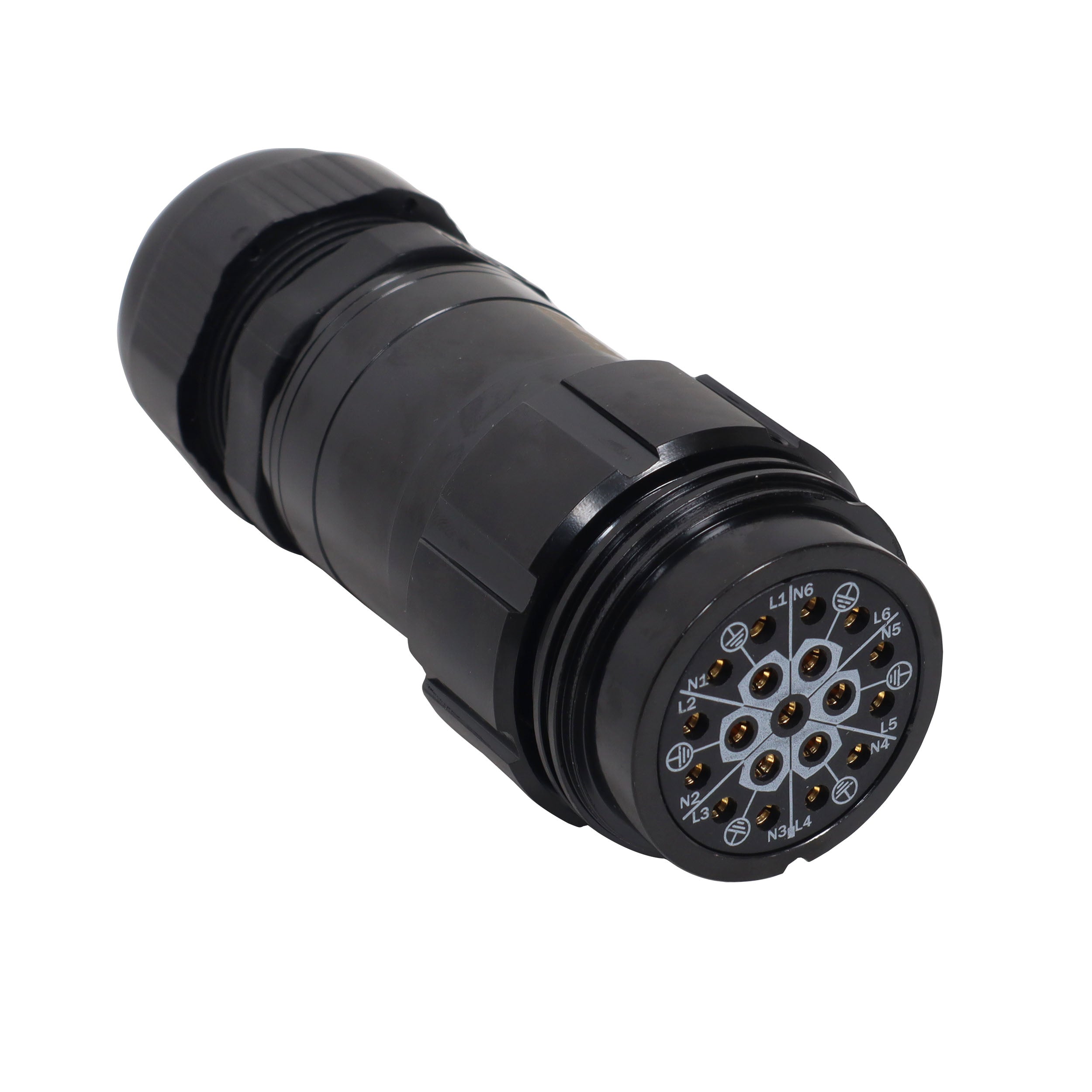 19-Pin Female Connector - Solder Type - Kupo PLS-5219LF
