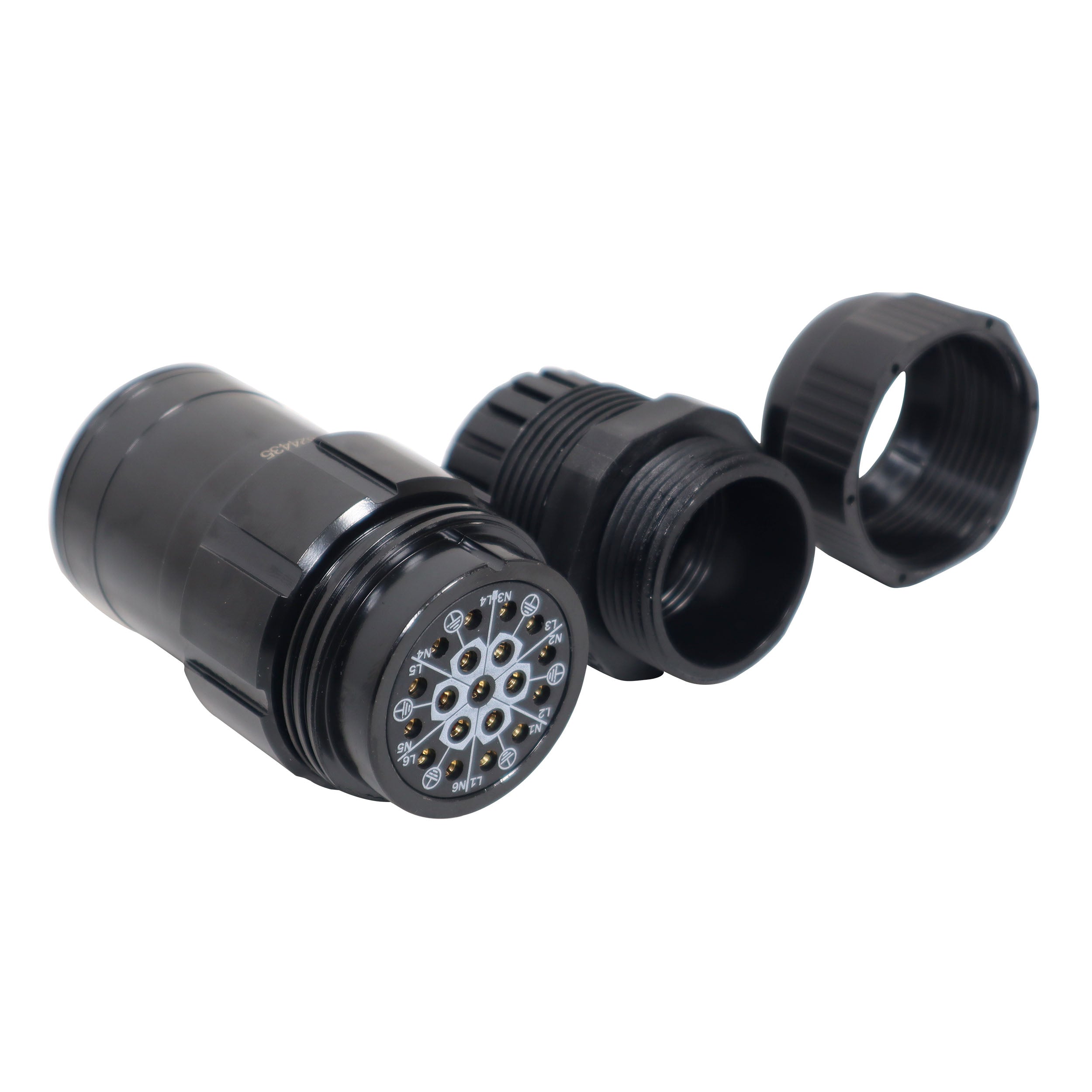 19-Pin Female Connector - Solder Type - Kupo PLS-5219LF
