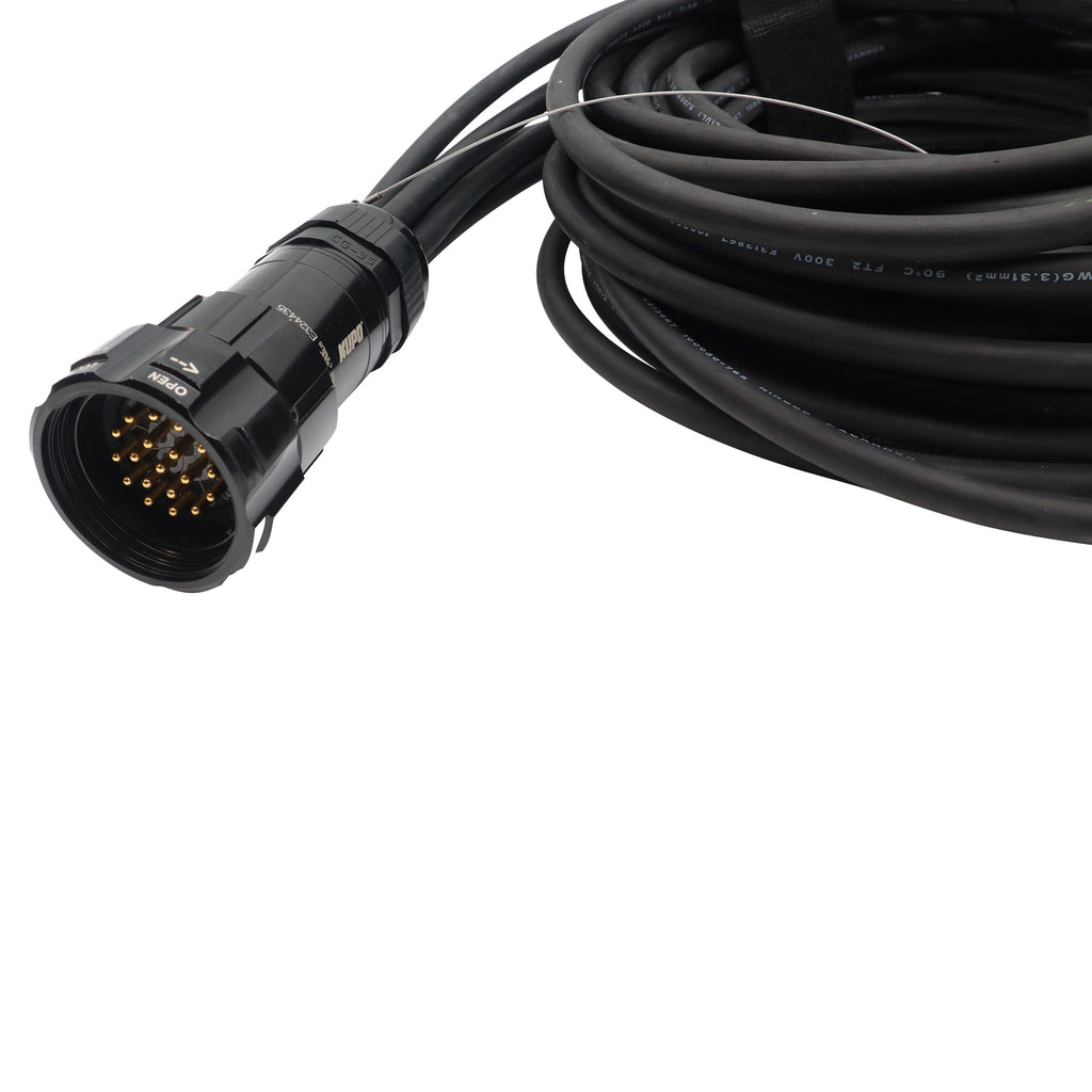 19-Pin Kupo WPS-5219LM to 6x PowerCon Blue 2x 6ft 2x 10ft 2x 16f SJOOW - 12AWG