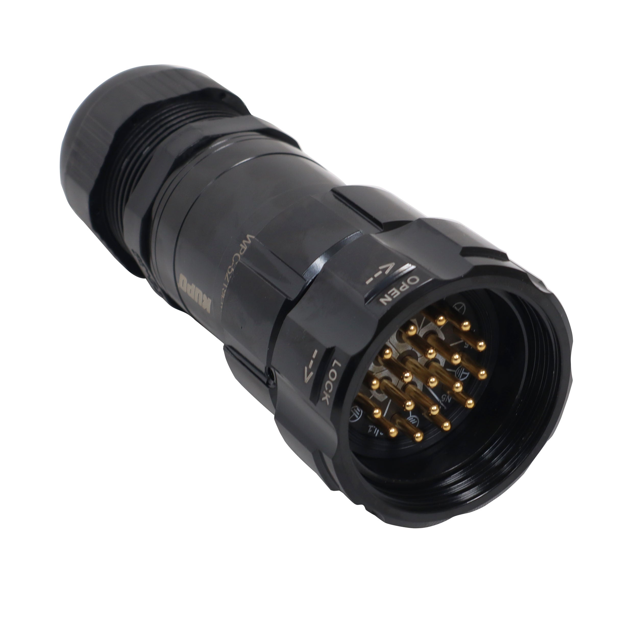 19-Pin Male Connector - Solder Type - Kupo PLS-5219LM