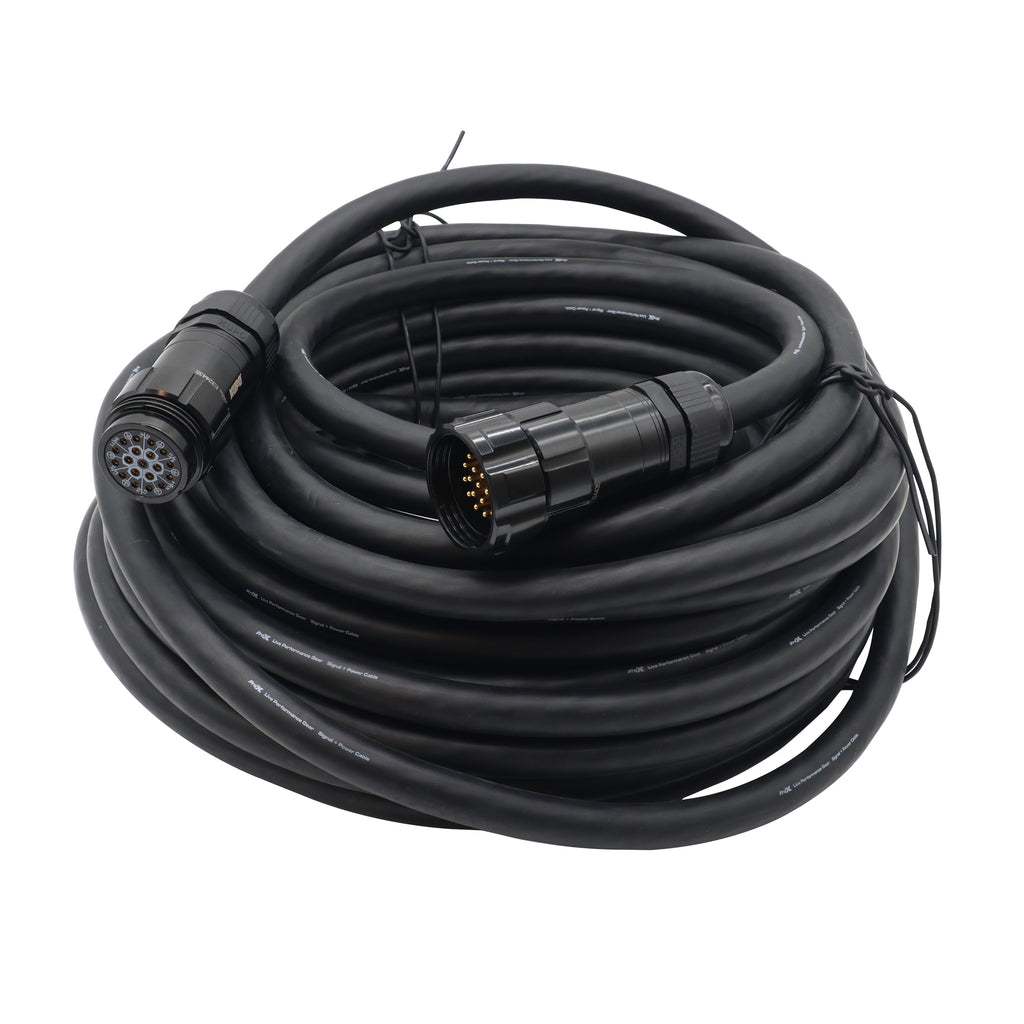 Power Distribution 100Ft 19 Pin Male to Female 12 AWG Extension Cable