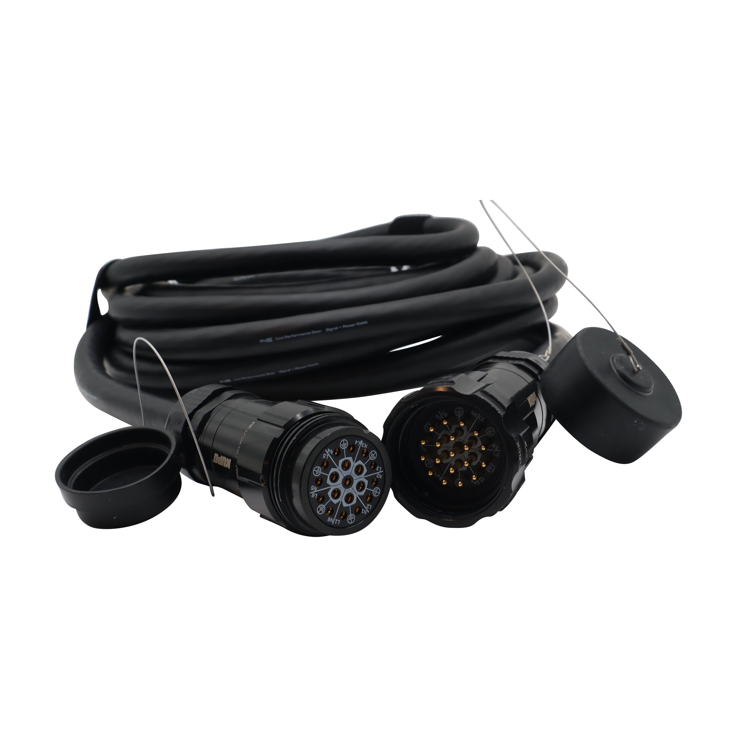Power Distribution 30Ft 19 Pin Male to Female 12 AWG Extension Cable