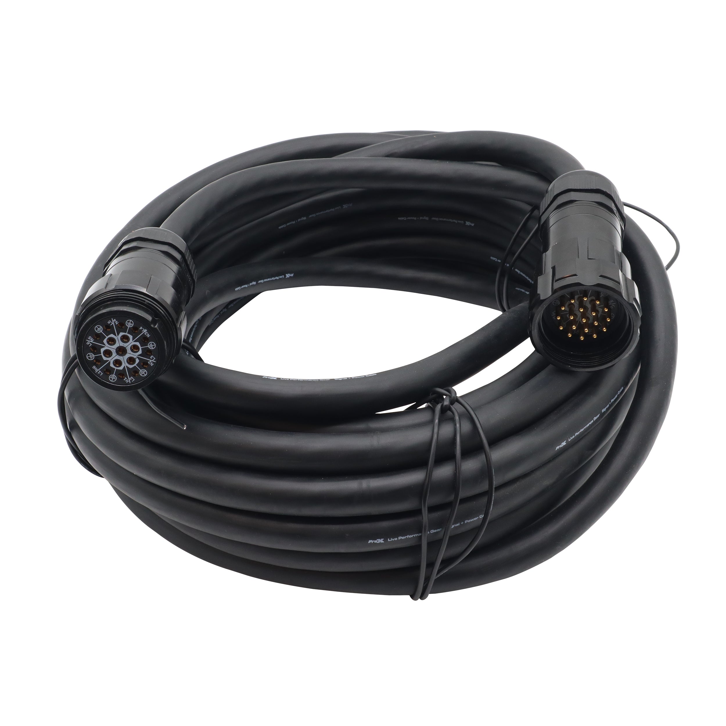 Power Distribution 50Ft 19 Pin Male to Female 12 AWG Extension Cable