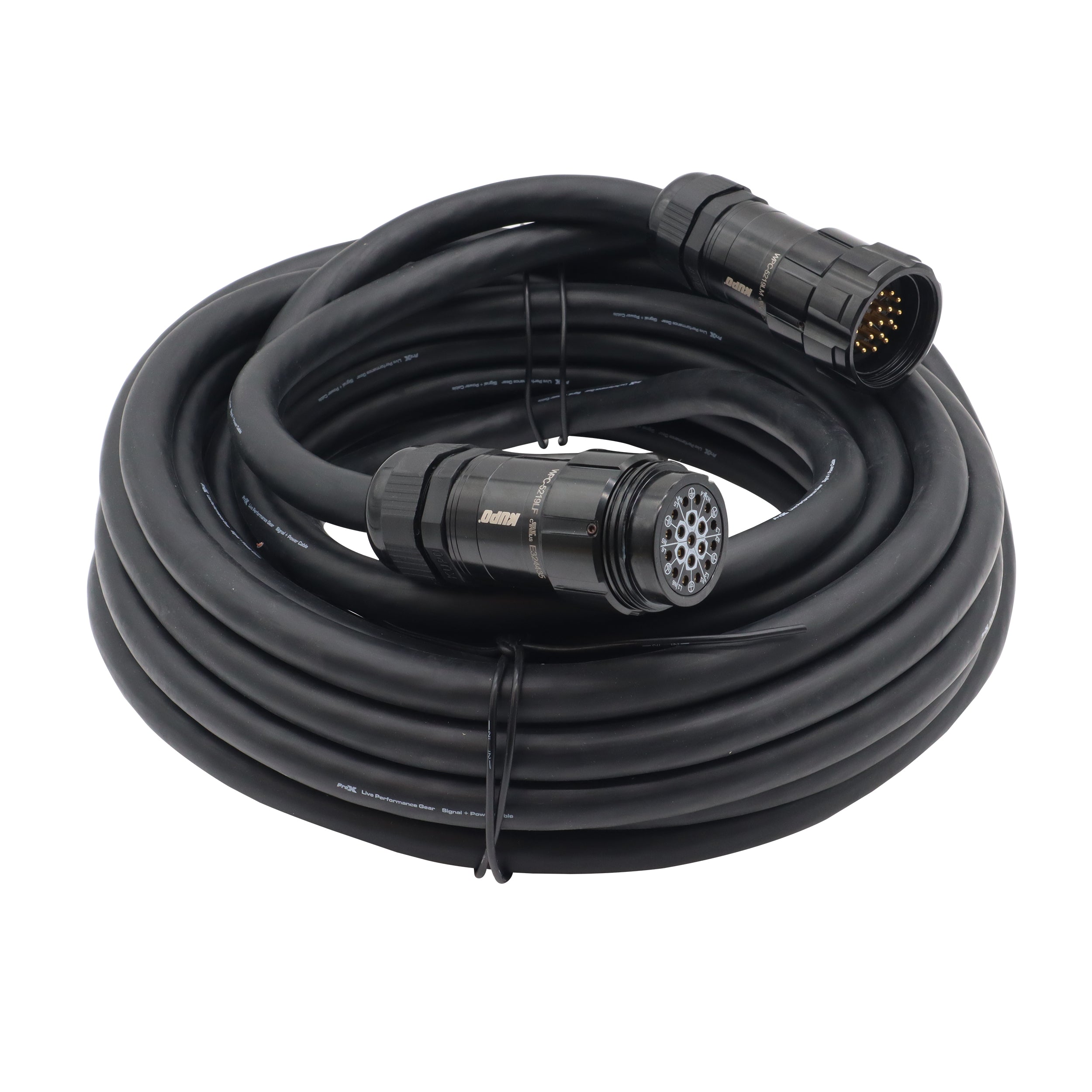 Power Distribution 50Ft 19 Pin Male to Female 12 AWG Extension Cable