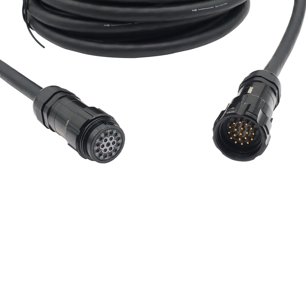 Power Distribution 50Ft 19 Pin Male to Female 12 AWG Extension Cable