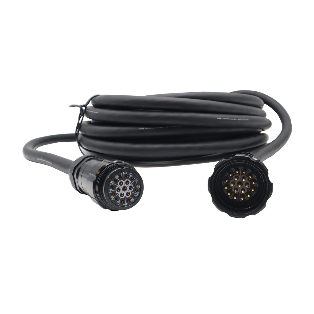 Power Distribution 50Ft 19 Pin Male to Female 12 AWG Extension Cable