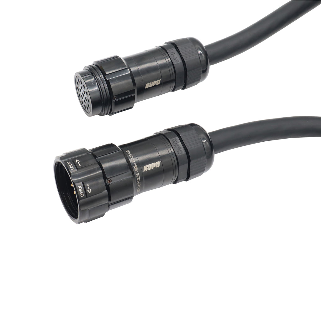 Power Distribution 50Ft 19 Pin Male to Female 12 AWG Extension Cable
